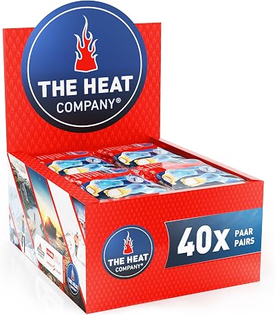 THE HEAT COMPANY Foot Warmer 40 Pairs Extra Warm Adhesive 8 Hours
