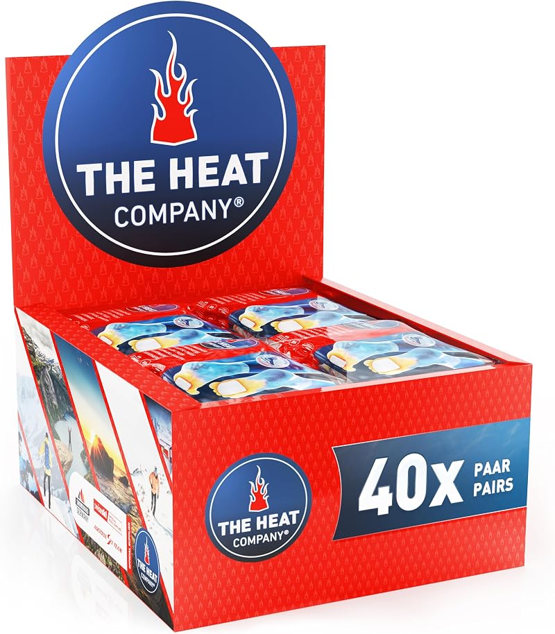 THE HEAT COMPANY Foot Warmer 40 Pairs Extra Warm Adhesive 8 Hours