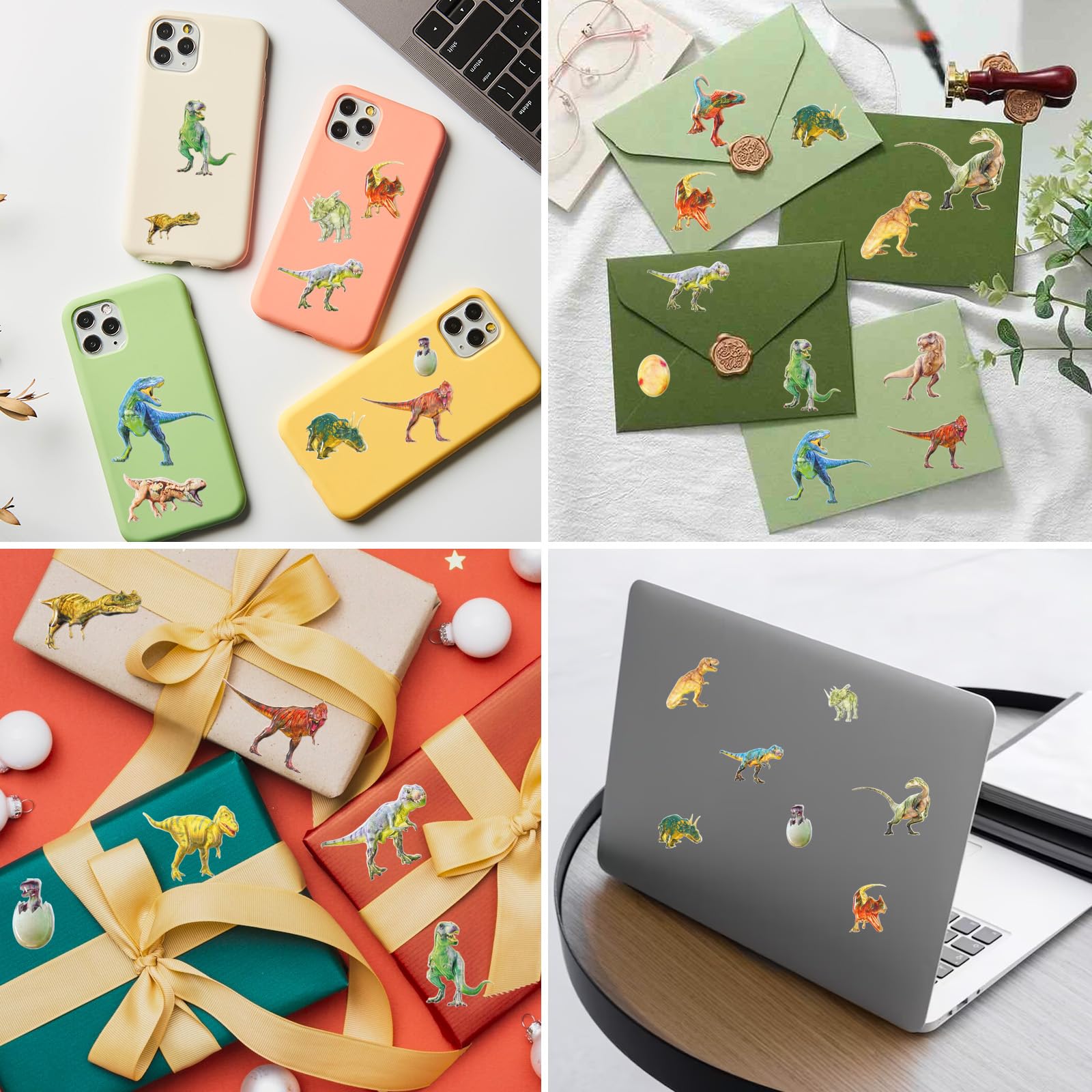 SHANGRLA Puffy Dinosaur Stickers for Kids Toddlers – Small 3D Bubble Dino Birth Egg Stickers- Reusable Foam Dinosaurs Stickers for Boys Girls Party Favors - 4 Sheets