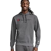 Champion Men's Fleece Script Logo Hoodie (Reg. Or Big & Tall)