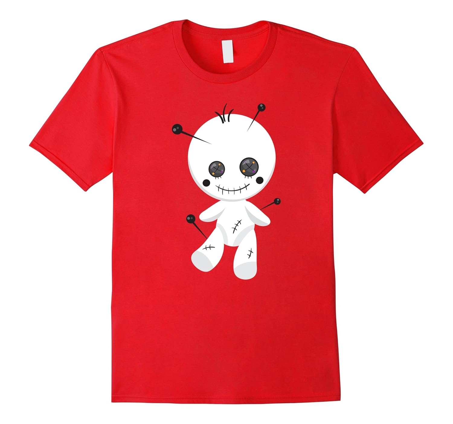 Funny Unique & Spooky Halloween Voodoo Doll Gift T-Shirt-FL