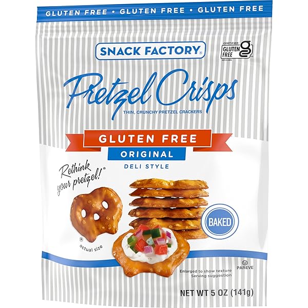 SNACK FACTORY PRETZEL CRISPS GLUTEN FREE, ORIGINAL FLAVOR, 5 OZ