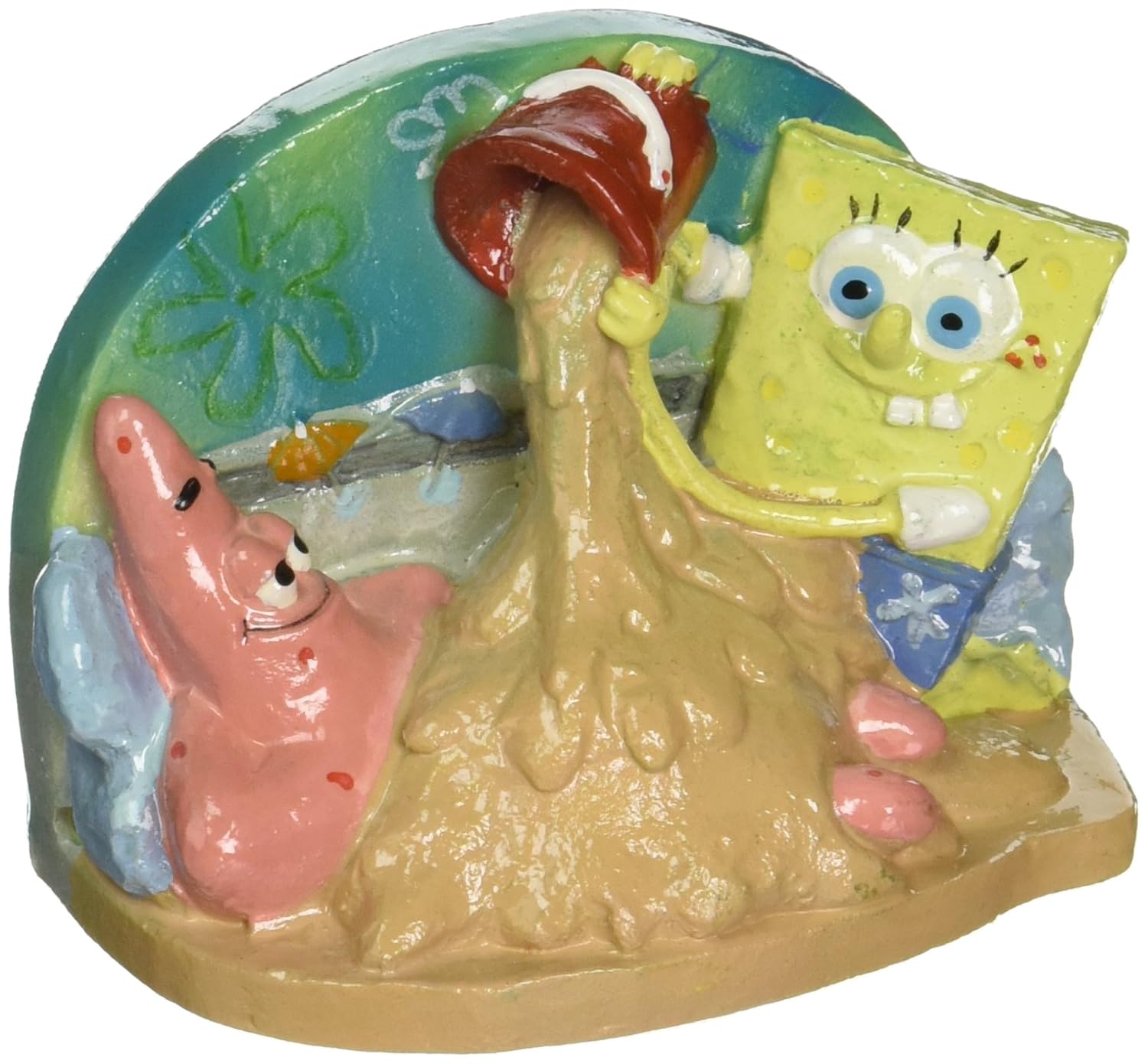 Spongebob Spongebob with Patrick Resin Aquarium Ornament
