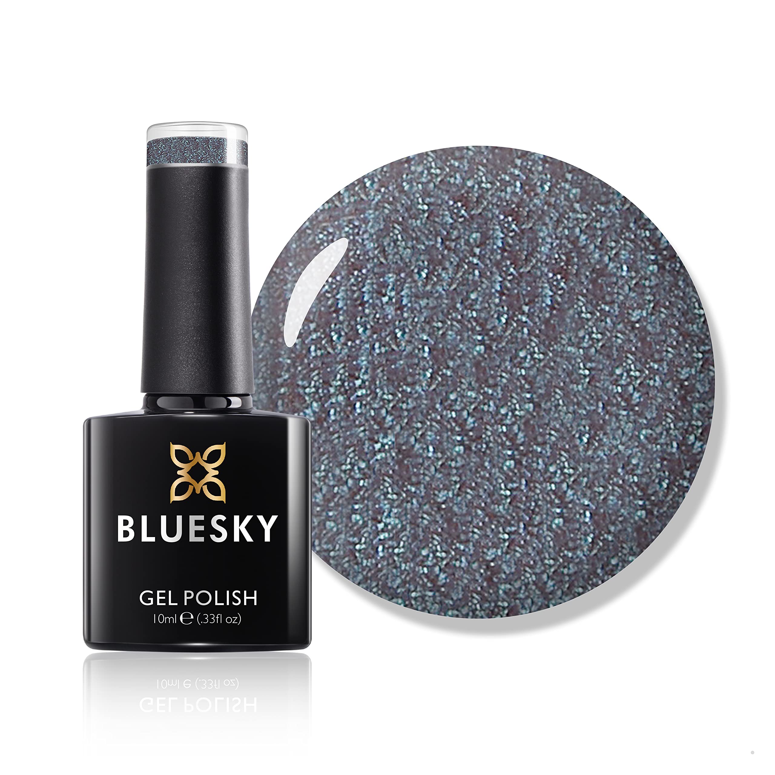 Bluesky Gel Nail Polish, Carbon Yyf02, Long Lasting, Chip Resistant, 10 ml (Requires Curing Under UV LED Lamp)