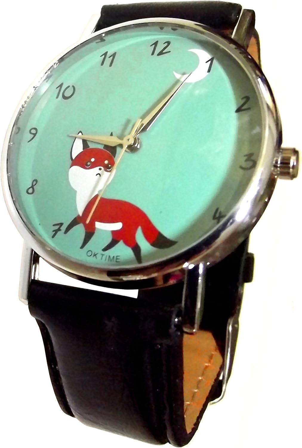 Armbanduhr What The Fox? mit kleinem Fuchs Amazon.de Uhren