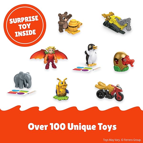 KINDER JOY EGGS, TREAT PLUS TOY, CHOCOLATEY WAFER BITES, INDIVIDUALLY WRAPPED, 6 COUNT, 4.2 OZ