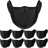 Mumucove 9 Pack Winter Half Face Mask Motorcycle Face Balaclava for Men Half Ski Mask for Running Riding Snowboarding Motorcycle Hiking and Outdoor Activities