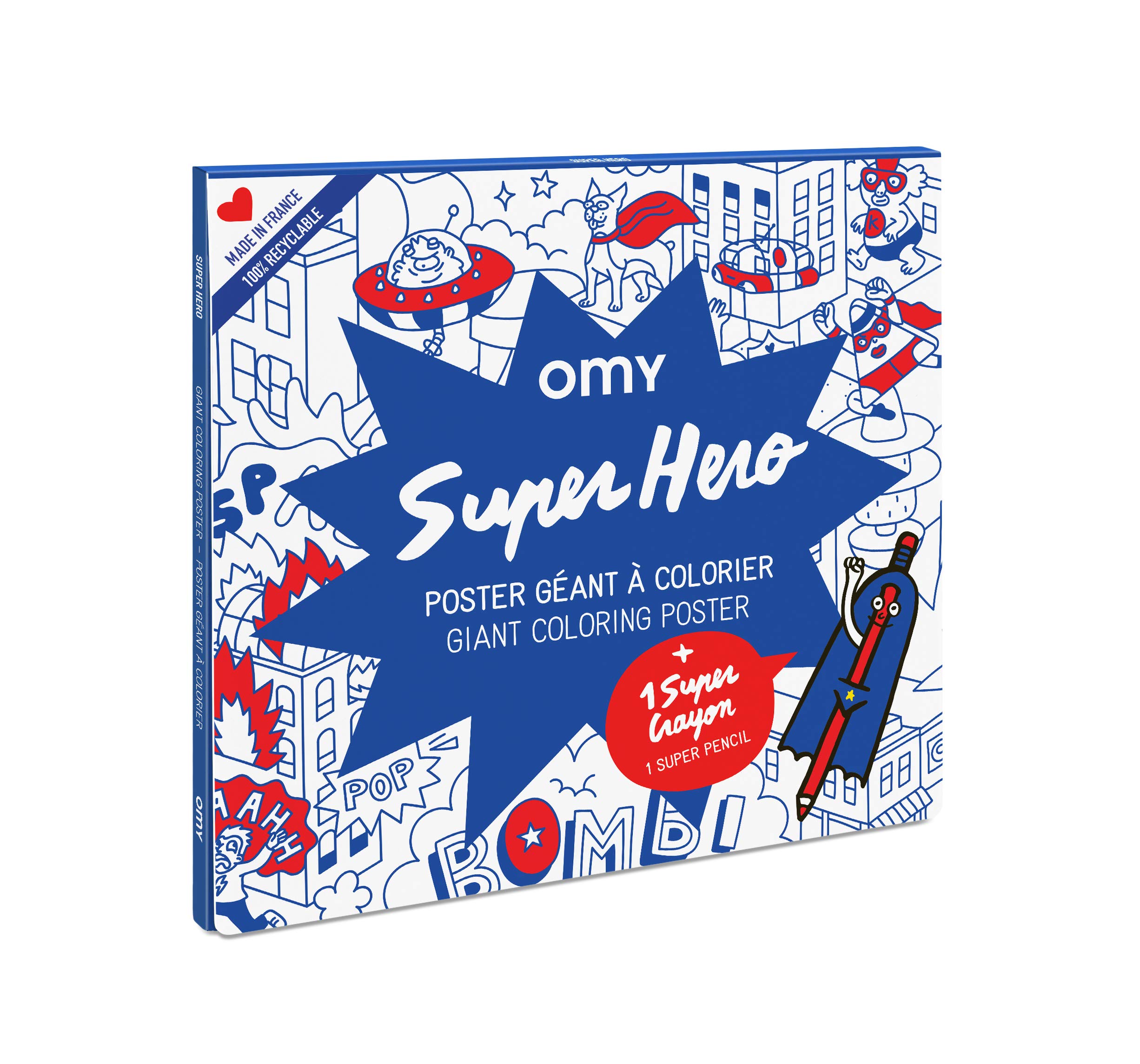 Omy Giant Poster 100 x 70 cm White