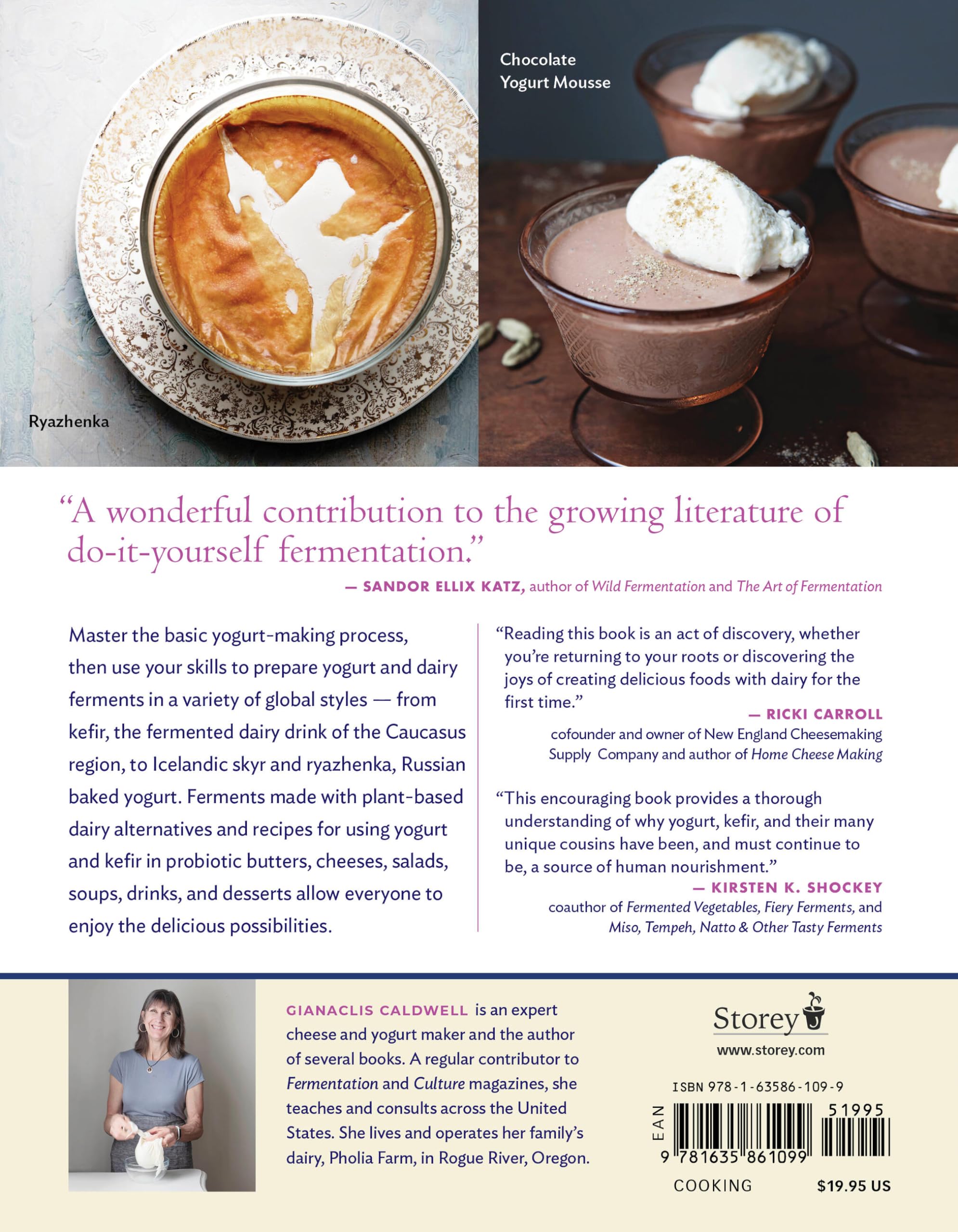 Homemade Yogurt & Kefir: 71 Recipes for Making & Using Probiotic-Rich Ferments