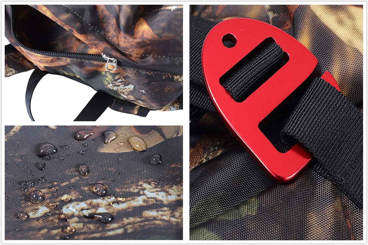 UNISTRENGH Outdoor Climbing Rescue Rope Storage Bag Waterproof Camo Folding Rope Storage Case (Camo) : Sports & Outdoors