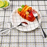 Lanjue 6 PCS Silverware Stainless Steel Flatware Fork Spoon Set Utensils view 6