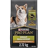 Pro Plan Dry Dog Food, Weight Management, Chicken & Rice 2.72 kg