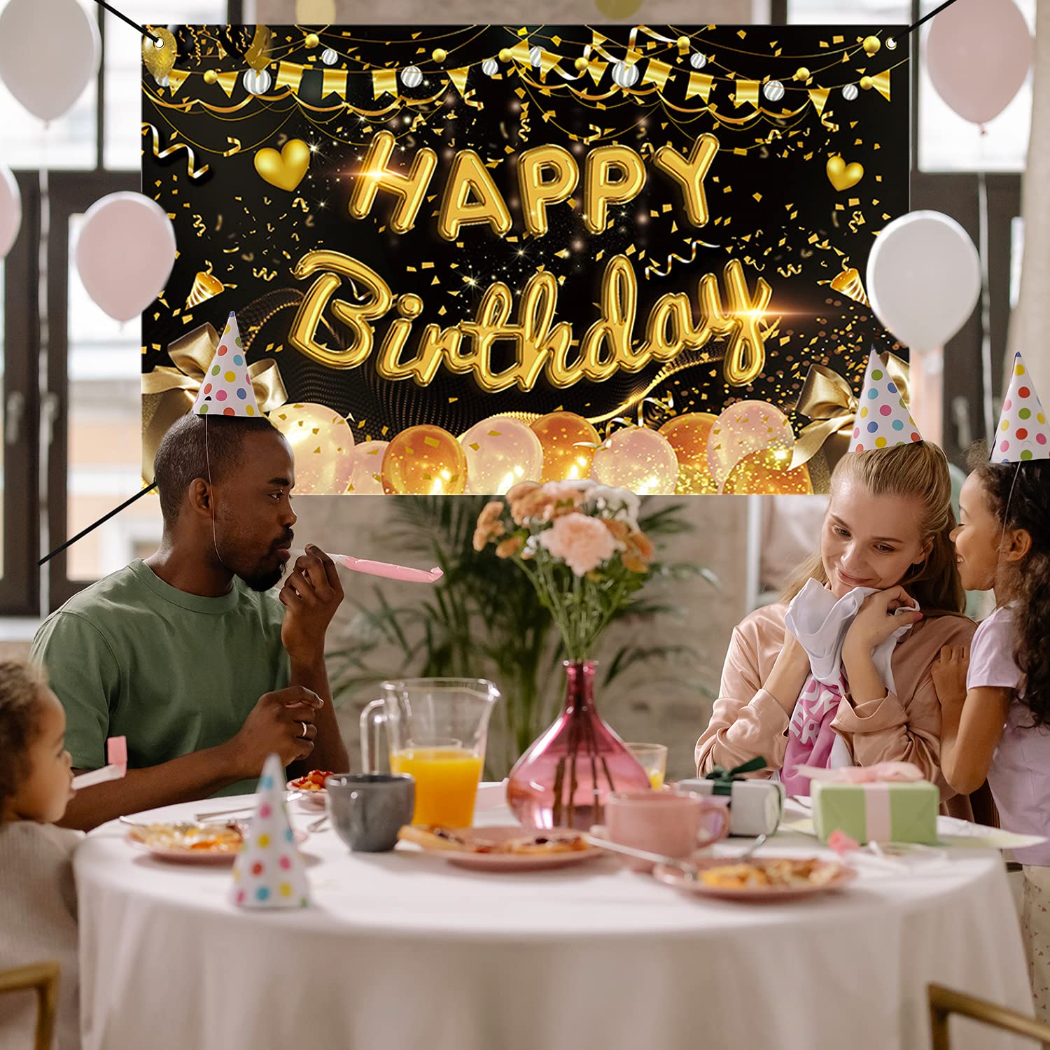 Happy Birthday Backdrop Banner - Image 5