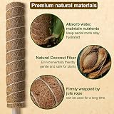 LANNEY Moss Pole 58.7 Inch 149cm 5-Piece Coir Totem Poles for Monstera view 3