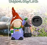 RICHIE Gnome Statue Garden Ornament with Solar LED Lights 16x25 cm view 7