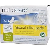 Natracare Cotton Natural Feminine Ultra Pads Regular With Wings By Natracare, 14 Ea, 14 Count