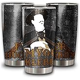 Insulated Tumbler Stainless Steel I'm Vacuum Mug Your Travel Cup Huckleberry Coffee Western With Lid Moustache Tea Bottle 20 Oz Tumblers Gifts For Father's Mother's Day Birthday Christmas Holidays