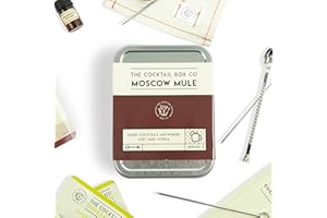 The Cocktail Box Co. Moscow Mule Cocktail Kit - Premium Cocktail Kits - Make Hand Crafted Cocktails. Great Gifts for Him or Her Cocktail Lovers (1 Kit)