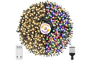 Tcamp Color Changing Christmas Lights 105FT 300 LED Christmas Tree Lights, 11 Modes Outdoor Indoor String Lights with Remote 