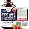 Menopause Supplements for Women - 5-HTP, Dong Quai, Black Cohosh for Menopause Hot Flashes, Night Sweats Relief Support - Womens Pre Meno Premenopausal Perimenopause Supplement - 90 Caps