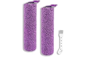 LOSKLENO 2 Pack Brush Roller Compatible with Shark Steam Pickup 3-in-1 Steam Mop, Model SD200/SD201/SD201C/SD201Q/SD205, (2 Brush Roller + 1 Cleaning Brush)