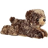 Aurora® Adorable Mini Flopsie™ Brownie Bear™ Stuffed Animal - Mini Companions Ready for Playful Adventures - for Kids All Ages, Toddlers, Adults, and Families - Brown 8 Inches