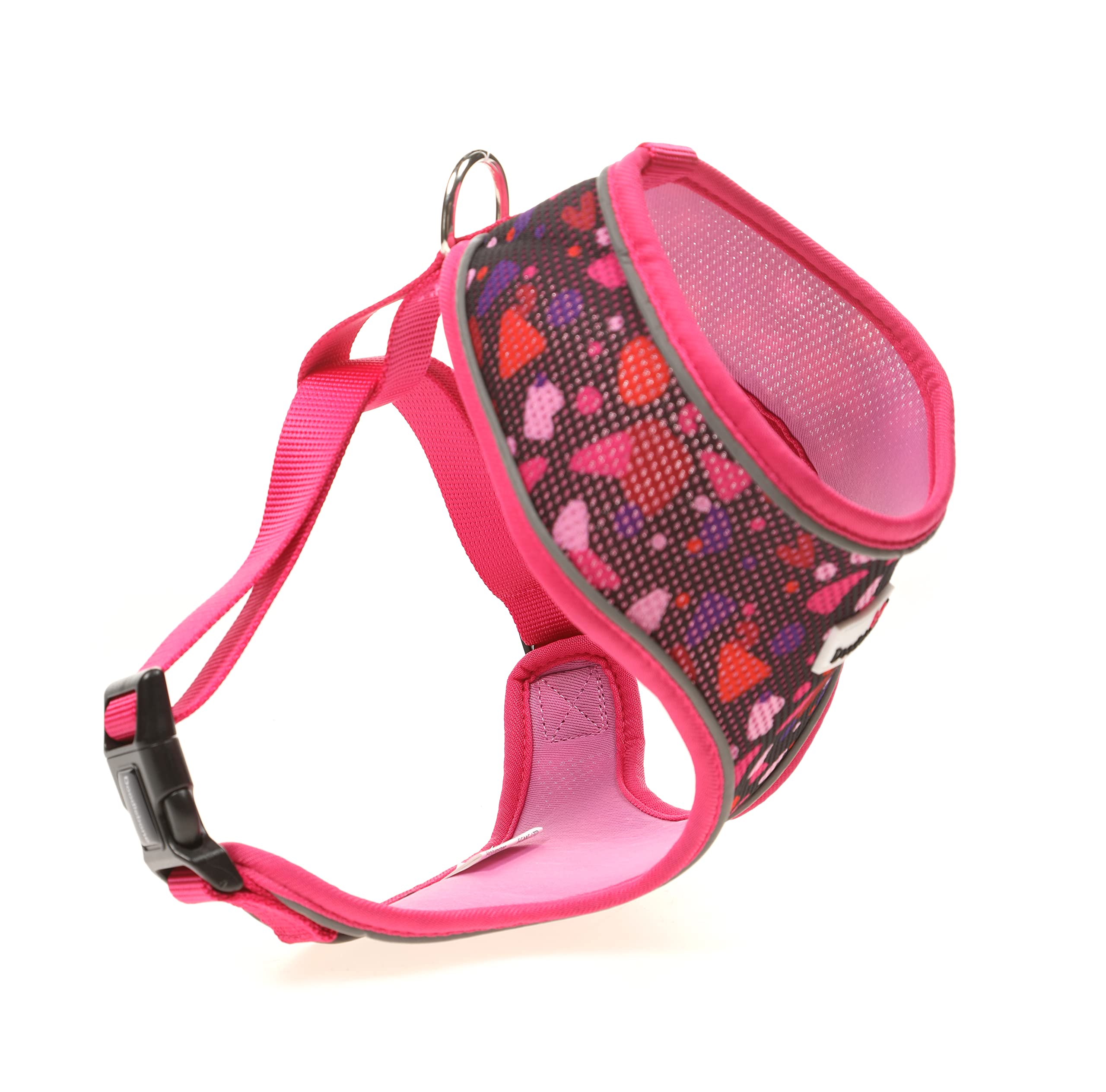 Doodlebone Originals Pattern Airmesh Dog Harness (Bubblegum Party, 4)