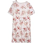 AVIIER Hospital Gowns for Women Open Back Adaptive Clothing Nightgowns Post Shoulder Surgery Dress