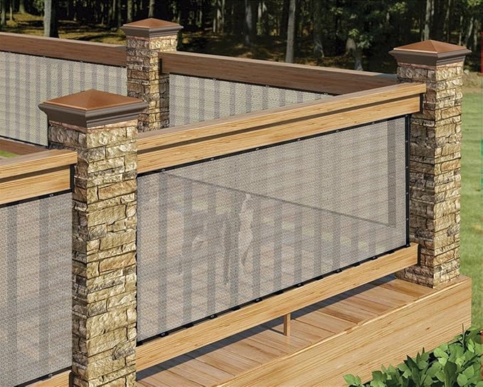 Liveinu Privacy Fence Screen Windscreen for Balcony Porch Verandah Deck