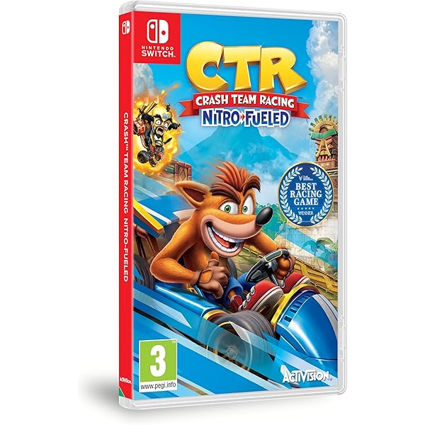 Crash Nitro Kart - PS2 - Complet (boîte, Manuel) - Très Bon état - Version FR