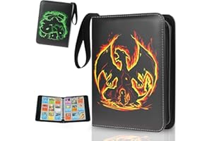 AYEHE Card Binder for Trading Cards, 9 Pockets, 900 Cards Binder, Compatible with MTG Cards, Waterproof Card Storage Bag with Sleeves for Game Cards Collection