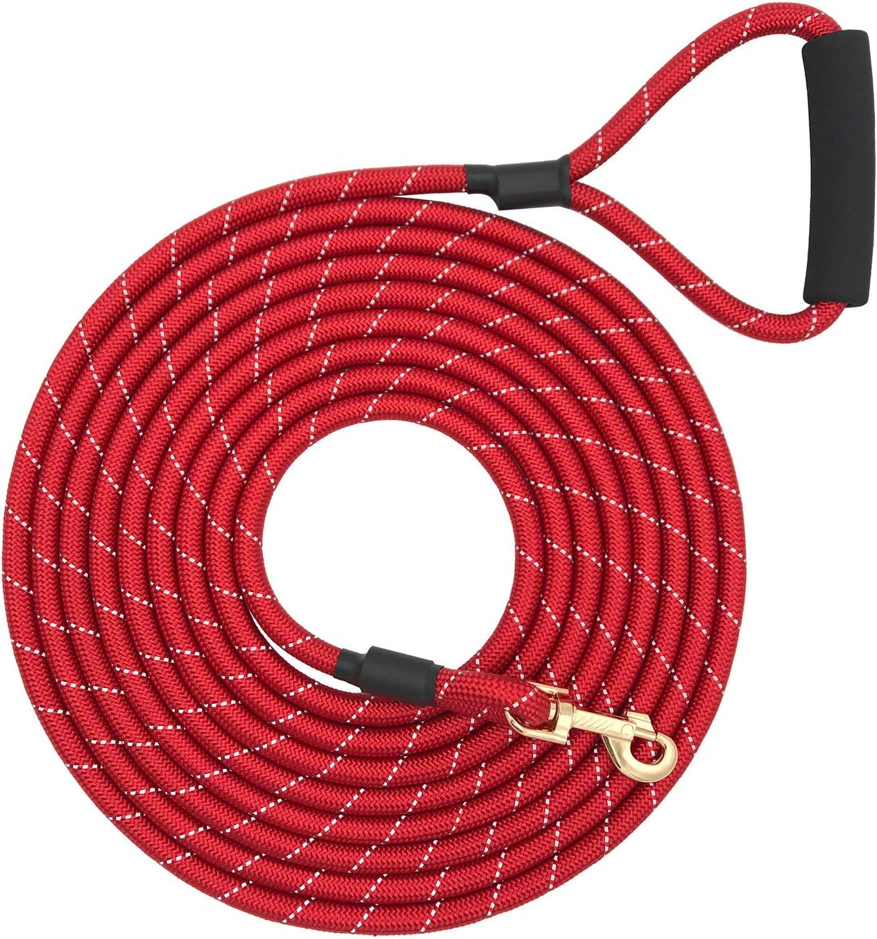 Shorven Nylon Strong Dog Rope Lead Reflective Training Dog Leash with Soft Handle 8-20 FT Long