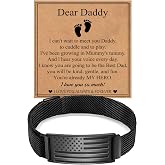 American Flag Gifts Bracelet for Men Dad Son Boyfriend Husband | Adjustable Stainless Steel Bracelets Birthday Christmas Christian Religious Gifts for Men Him Dad Son