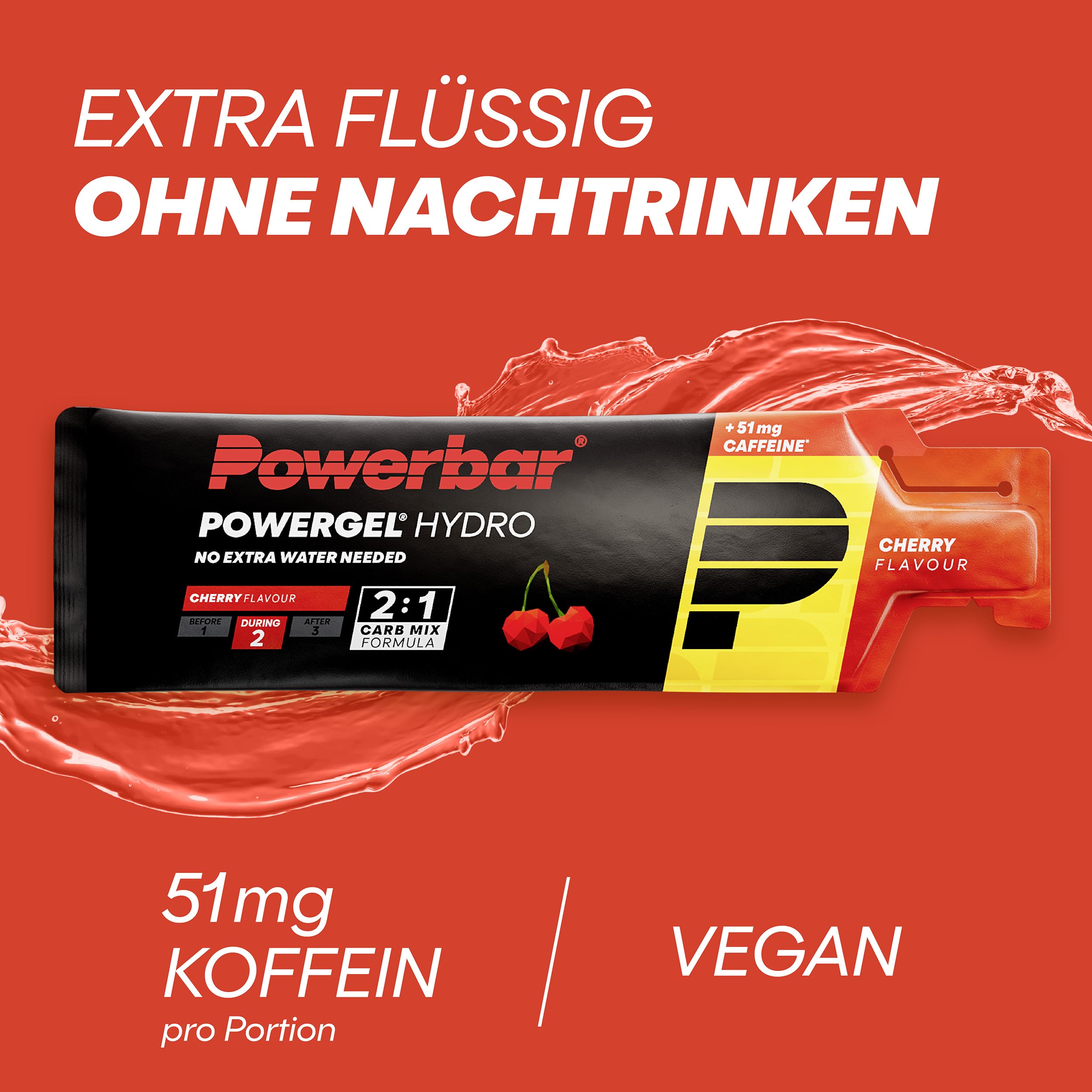Powerbar - PowerGel Hydro - Multiflavourbox 12x67ml - High Carb Energie Gel + Natrium 3