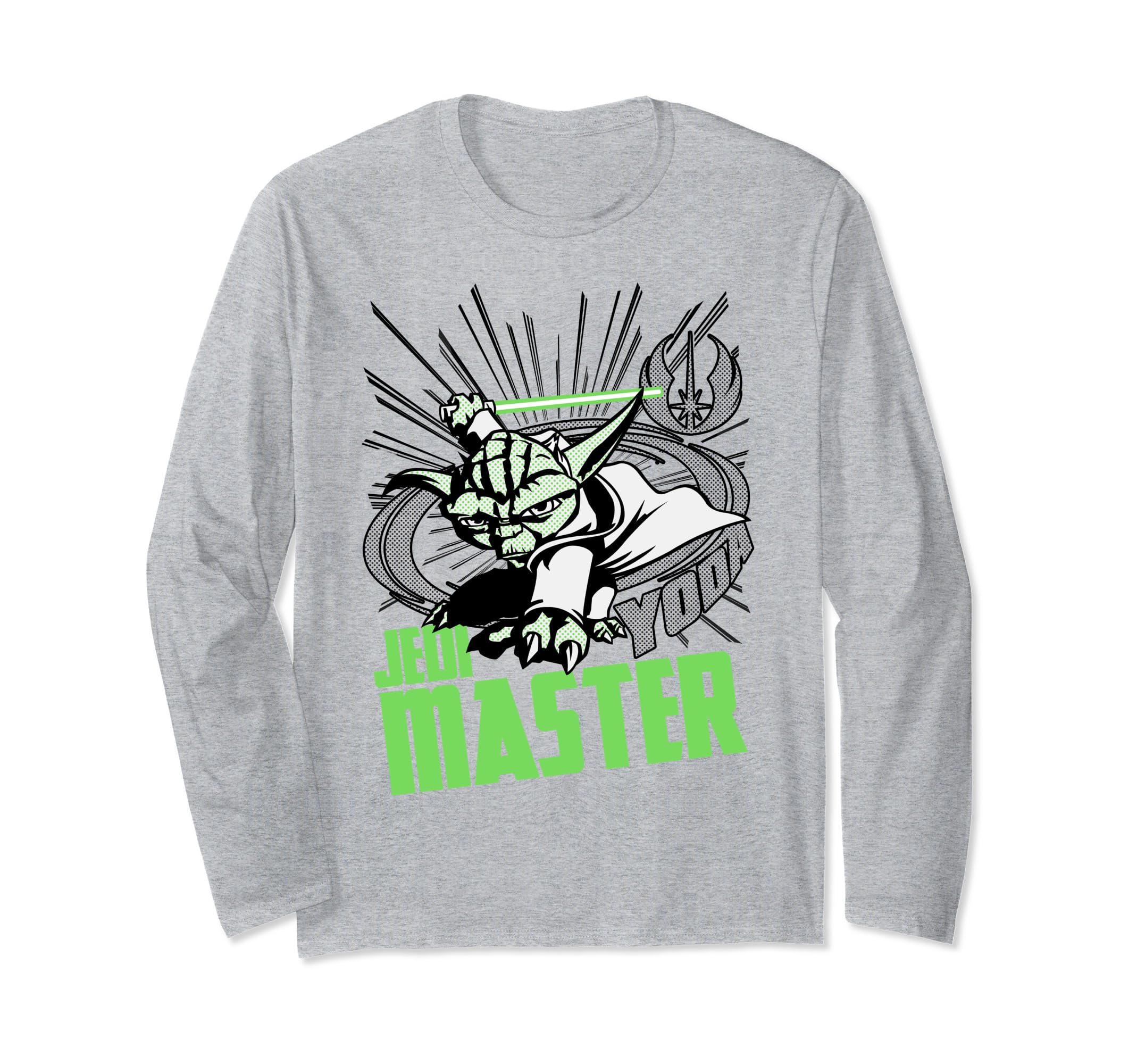 Star Wars: Clone Wars Yoda Jedi Master Action Pose Long Sleeve T-Shirt