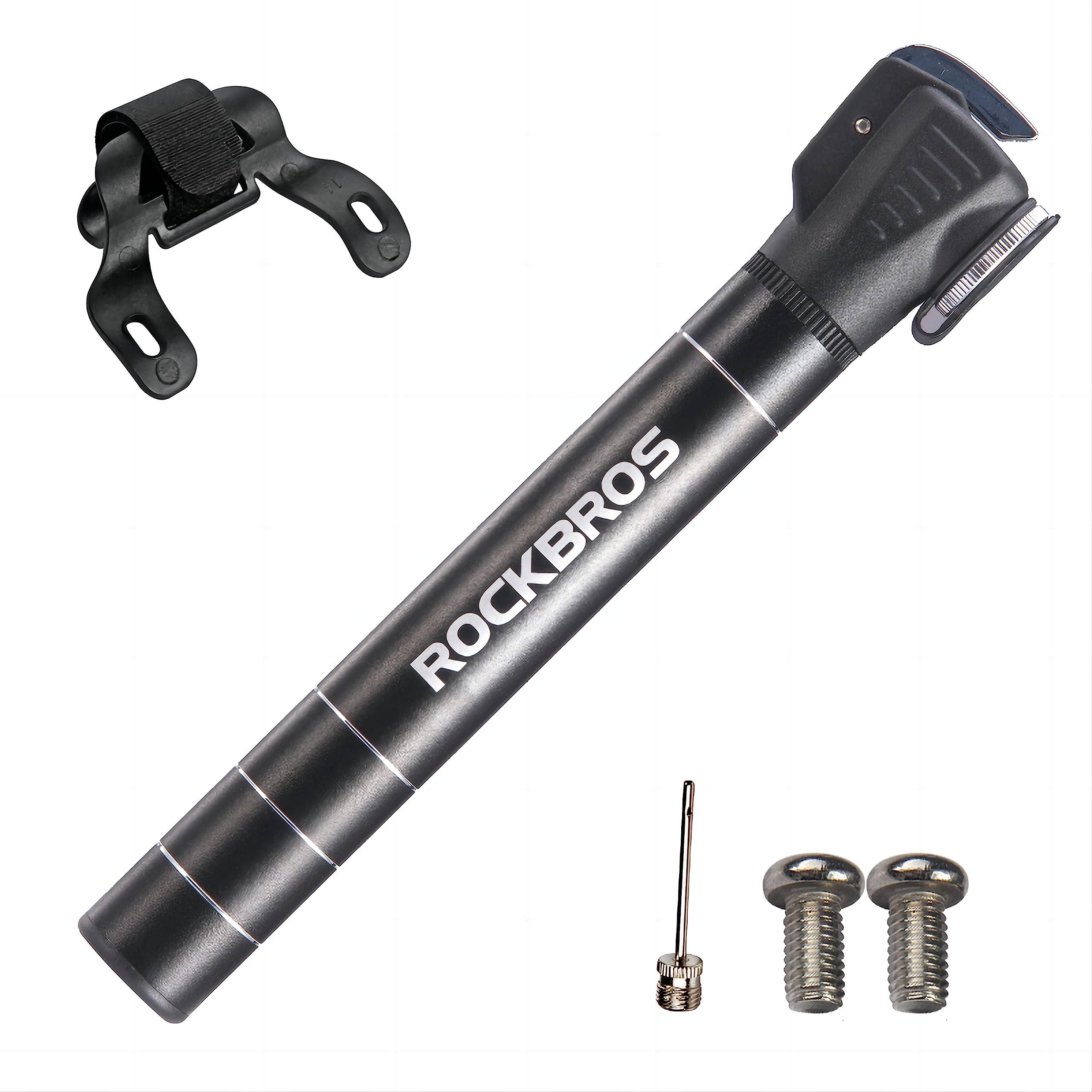 ROCKBROS Mini Bike Pump 100PSI High Pressure Manual Bike Floor Pump with Rack