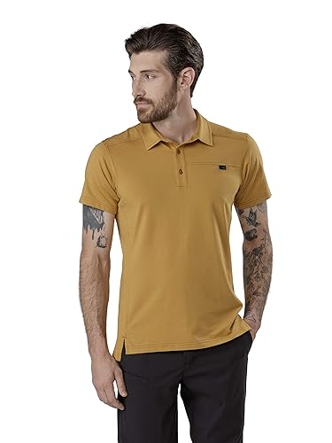 Arc'teryx Captive SS Polo Men's (Ore, Small) in Kuwait Whizz - Main Image