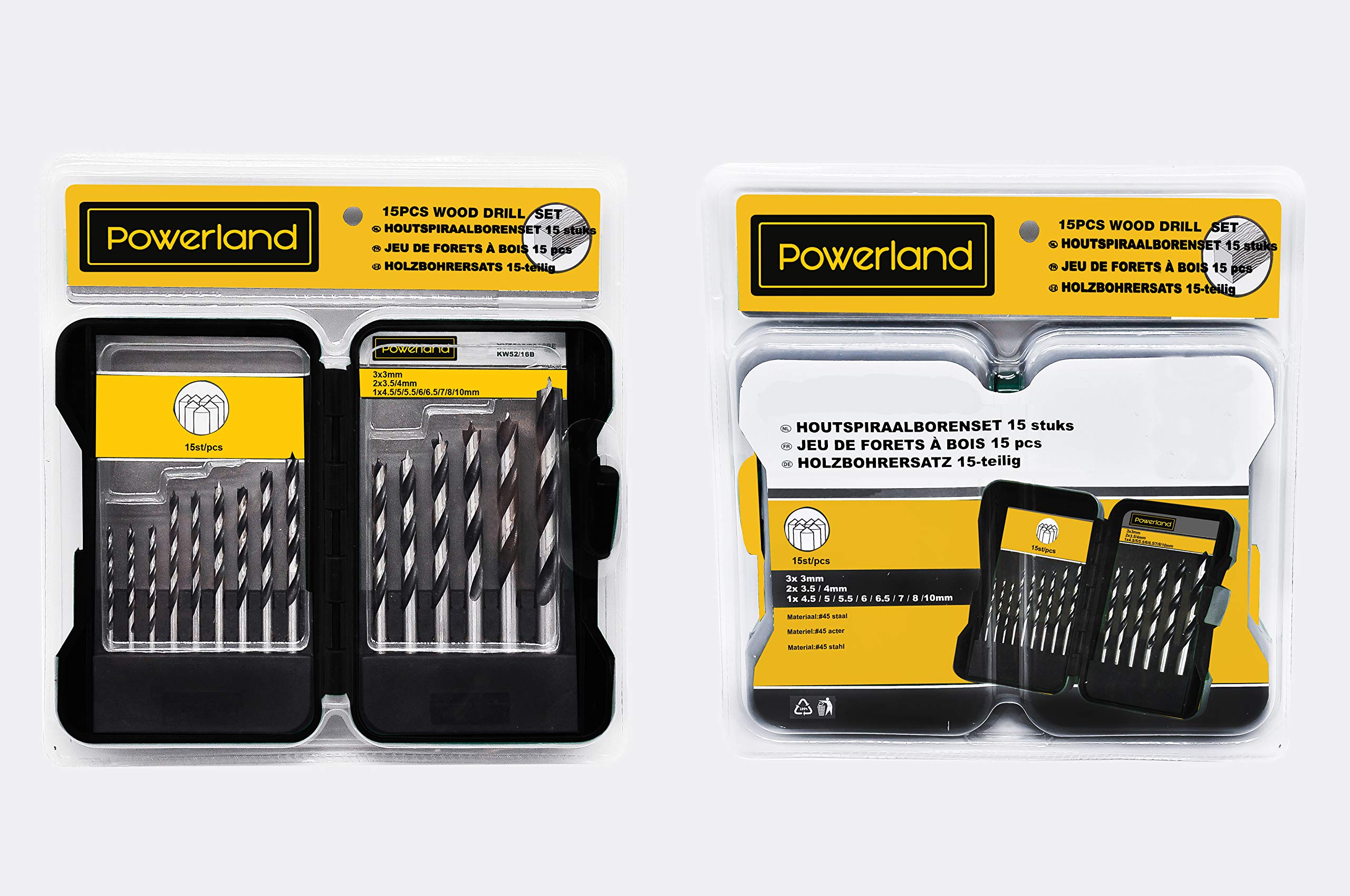 Powerland 41PCS COMBINATION DRILLS SET(Metric)
