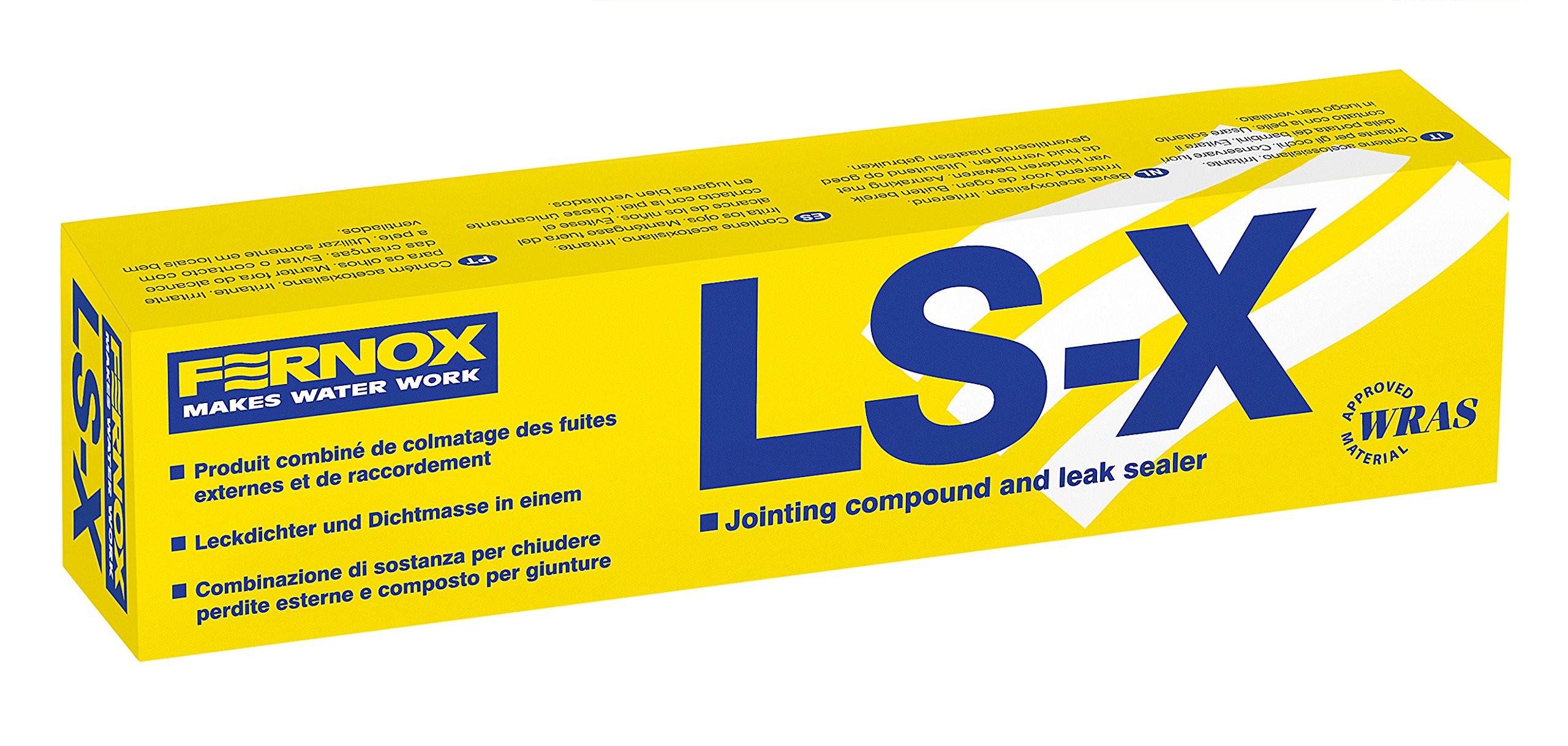 Fernox LS-X External Leak Sealer, 50ml, White, Plastic & Metal, Handheld, Sealer