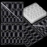 Teenitor 300pcs Nail Adhesive Tabs for Press on Nails, 15 Sizes of Nail Sticky Tabs for Nails Press on Nail Stickers, Nail Glue Stickers Press on Sticky Tabs, 20 Sheets