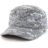Trendy Apparel Shop Oversize XXL Flat Top Style Army Cap
