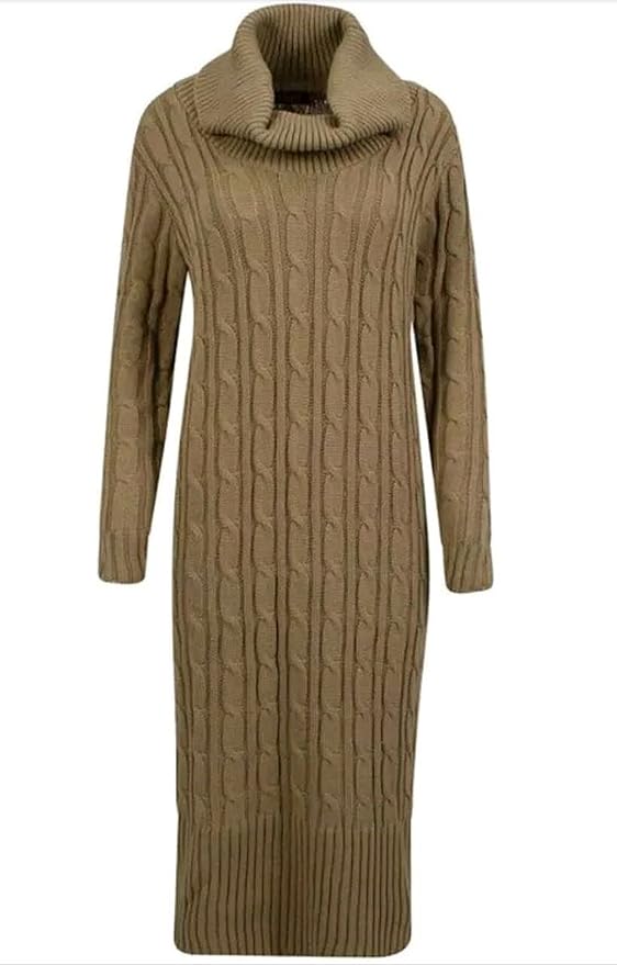 cable knit dress womens