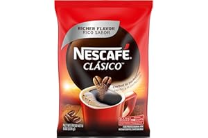 Nescafe Clasico Dark Roast Instant Coffee, 8 oz Pouch