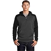 SPORT-TEK Men's Colorblock Tech Fleece 1/4 Zip