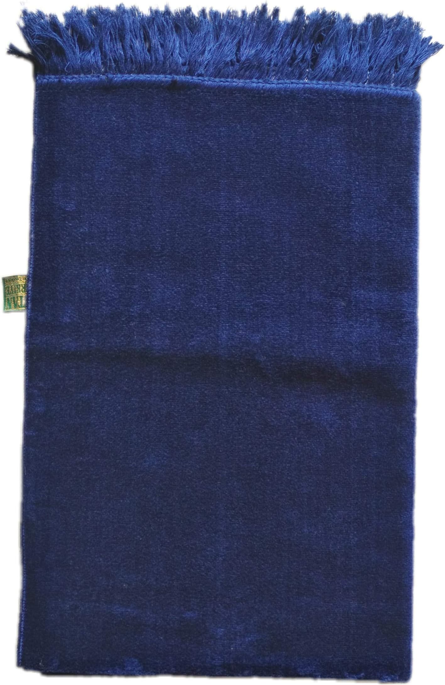Modest Life™ Plain PRAYERMAT Zero Design Janamaz Musallah TurkeyMade (Dark Blue)
