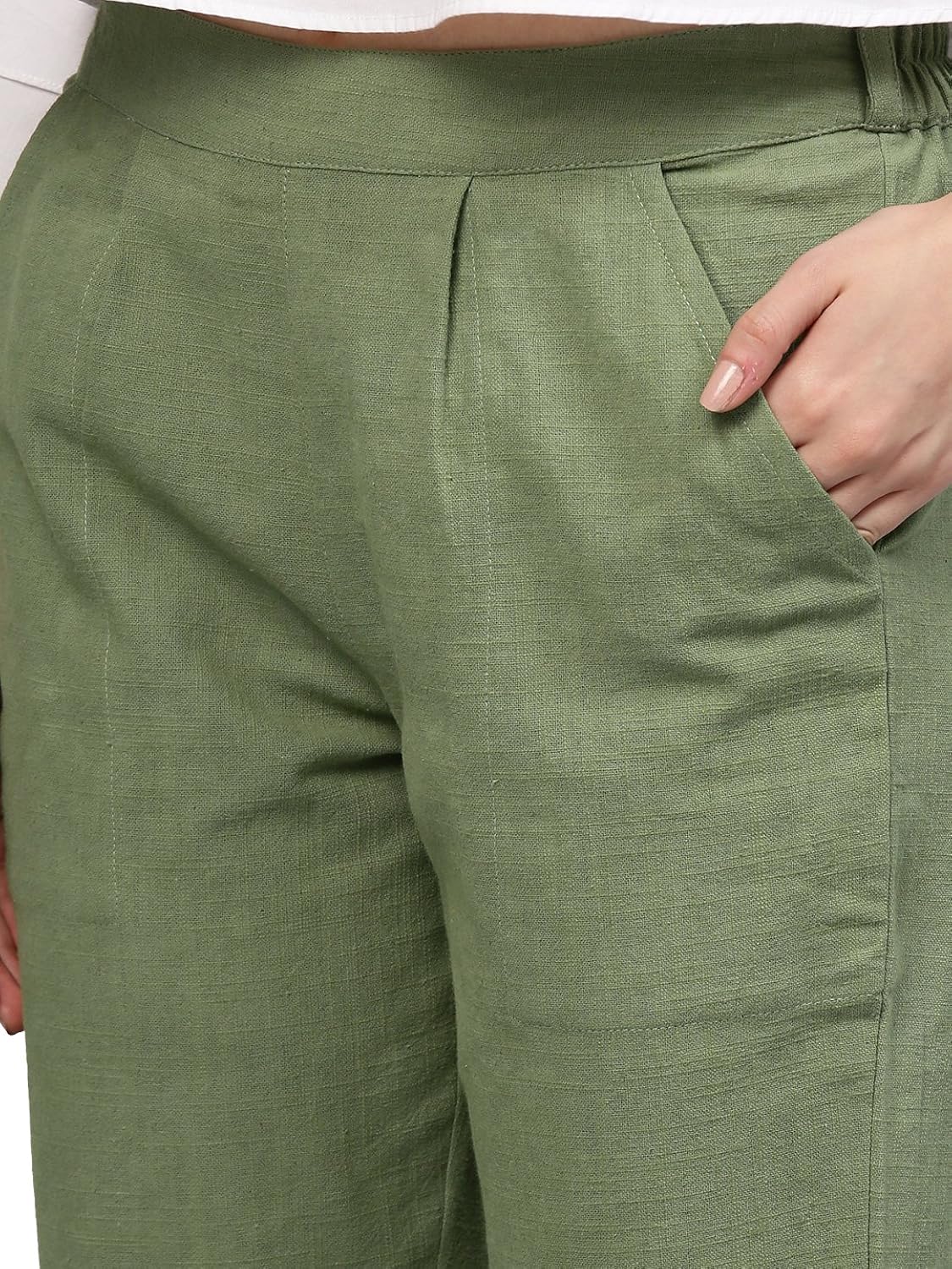 jaipur kurti women's regular fit cotton pant