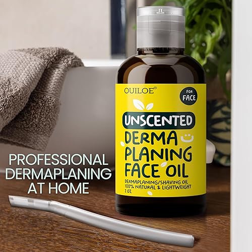 Dermaplaning Oil for Women Face Shaving Oil for Oily Skin Non