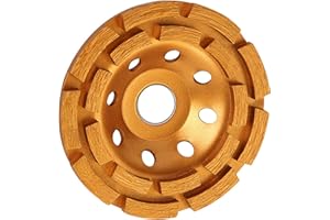 GUYINOYI Diamond Concrete Grinding Wheel 4 1/2 inch for Polishing and Cleaning Stone Concrete Surface, Cement, Marble, Rock, Granite, and Thinset Removing, Angle Grinder Wheels Cup