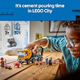 LEGO City Cement Mixer Truck Toy 60478 with 3 Minifigures Educational Building view 3