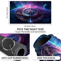 EDGFRTOIO Playmat with Zones for MTG Card Game